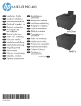 HP LaserJet Pro 400 Printer M401 series instalační příručka