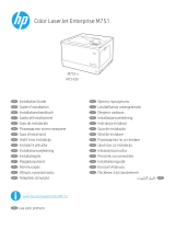 HP Color LaserJet Enterprise M751 Printer series instalační příručka