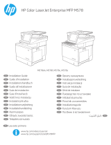 HP Color LaserJet Enterprise MFP M578 Printer series instalační příručka