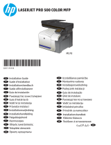 HP LaserJet Pro 500 Color MFP M570 instalační příručka