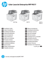 HP Color LaserJet Enterprise MFP M577 series instalační příručka
