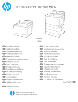 HP Color LaserJet Enterprise M856 Printer series instalační příručka