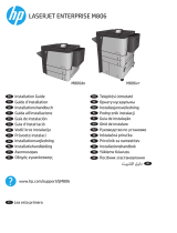 HP LaserJet Enterprise M806 Printer series instalační příručka