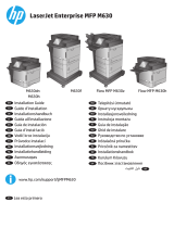 HP LaserJet Enterprise MFP M630 series instalační příručka