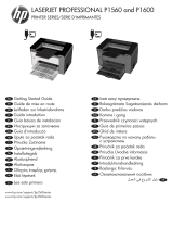 HP LaserJet Pro P1606 Printer series Uživatelský manuál