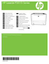 HP LaserJet P2010 Printer series Rychlý návod