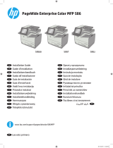 HP PageWide Enterprise Color MFP 586 series instalační příručka