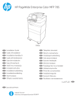 HP PageWide Enterprise Color MFP 785 Printer series instalační příručka