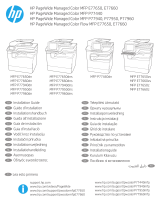 HP PageWide Managed Color MFP P77950 Printer series instalační příručka