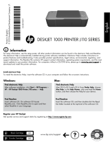 HP Deskjet 1000 Printer series - J110 Návod k obsluze