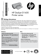 HP Deskjet D1600 Printer series Návod k obsluze