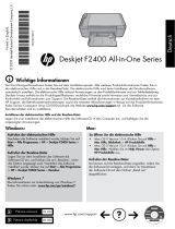 HP Deskjet F2400 All-in-One series Rychlý návod