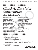 Casio ClassWiz Emulator Subscription Uživatelský manuál