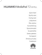 Huawei MediaPad T2 8 Pro Rychlý návod