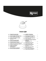 Dometic Kampa Groove Light Operativní instrukce