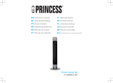 Princess Smart Black/Silver WIFI Connected Tower Fan Uživatelský manuál