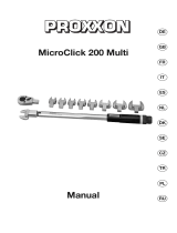 Proxxon MicroClick 200 Multi Uživatelský manuál