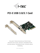 i-tec PCE2U31AC Uživatelský manuál