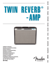 Fender Twin Reverb Návod k obsluze