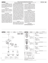 Asco Series ZN Solenoid M12 2/2 Pull Push Type Uživatelský manuál