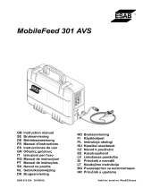 ESAB MobileFeed 301 AVS Uživatelský manuál