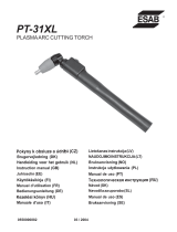 ESAB PT-31XL Plasma Arc Cutting Torch Uživatelský manuál