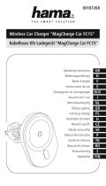 Hama 00187268 FC15 Wireless Car Charger Návod k obsluze