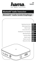 Hama Bluetooth Audio Transceiver Návod k obsluze