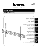 Hama 118108 TV Wall Bracket Návod k obsluze