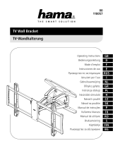 Hama 00118057 TV Wall Bracket Návod k obsluze