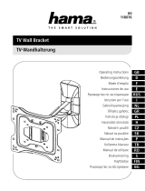 Hama 00118077 TV Wall Bracket Návod k obsluze