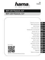 Hama 176555 WiFi LED Filament, E27 Uživatelský manuál