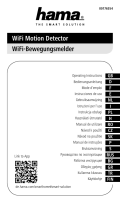 Hama 00176554 WiFi Motion Detector Uživatelský manuál