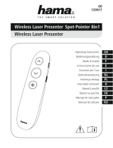 Hama Wireless Laser Presenter Spot-Pointer 8in1 Návod k obsluze