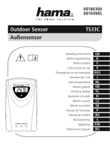 Hama 00186300 TS33C Outdoor Sensor Návod k obsluze