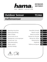 Hama 00186345 TS34A Outdoor Sensor Návod k obsluze