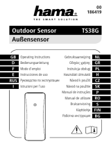 Hama 186419 Outdoor Sensor TS38G Návod k obsluze