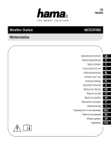 Hama 00186369 Meteotime Weather Forecast Centre Uživatelský manuál