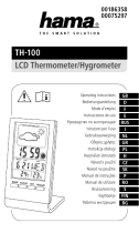 Hama TH-100 LCD Thermometer/Hygrometer Návod k obsluze