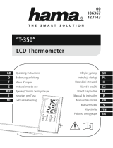 Hama T-350 LCD Thermometer Návod k obsluze