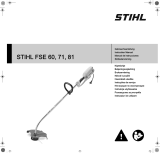 STIHL FSE 60, 71, 81 Uživatelský manuál