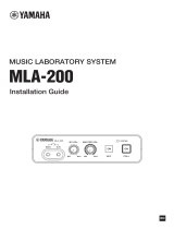 Yamaha MLA-200 instalační příručka