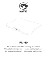 Marvo FN-40 Laptop Cooling Stand Uživatelský manuál