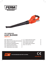 Ferm LBM1012 20V Cordless Leaf Blower Operativní instrukce