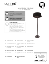 SunRed Standheizstrahler Artix Bright Standing 2100 Watt, verschiedene Farben Operativní instrukce