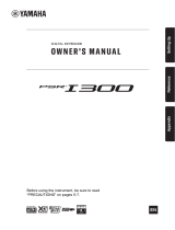 Yamaha PSR-I300 Návod k obsluze