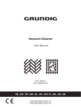 Grundig VCC 4150 L Vacuum Cleaner Uživatelský manuál