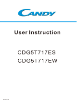 Candy CDG5T717EW Uživatelský manuál