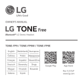 LG TONE-FP9 Uživatelský manuál