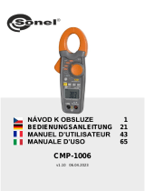 Sonel CMP-1006 Uživatelský manuál